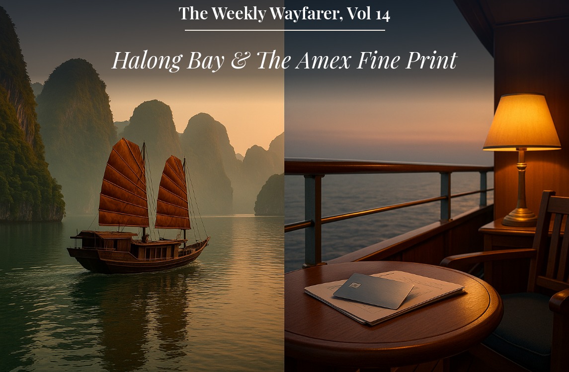 The Weekly Wayfarer, Vol 14: Halong Bay & The Amex Fine Print